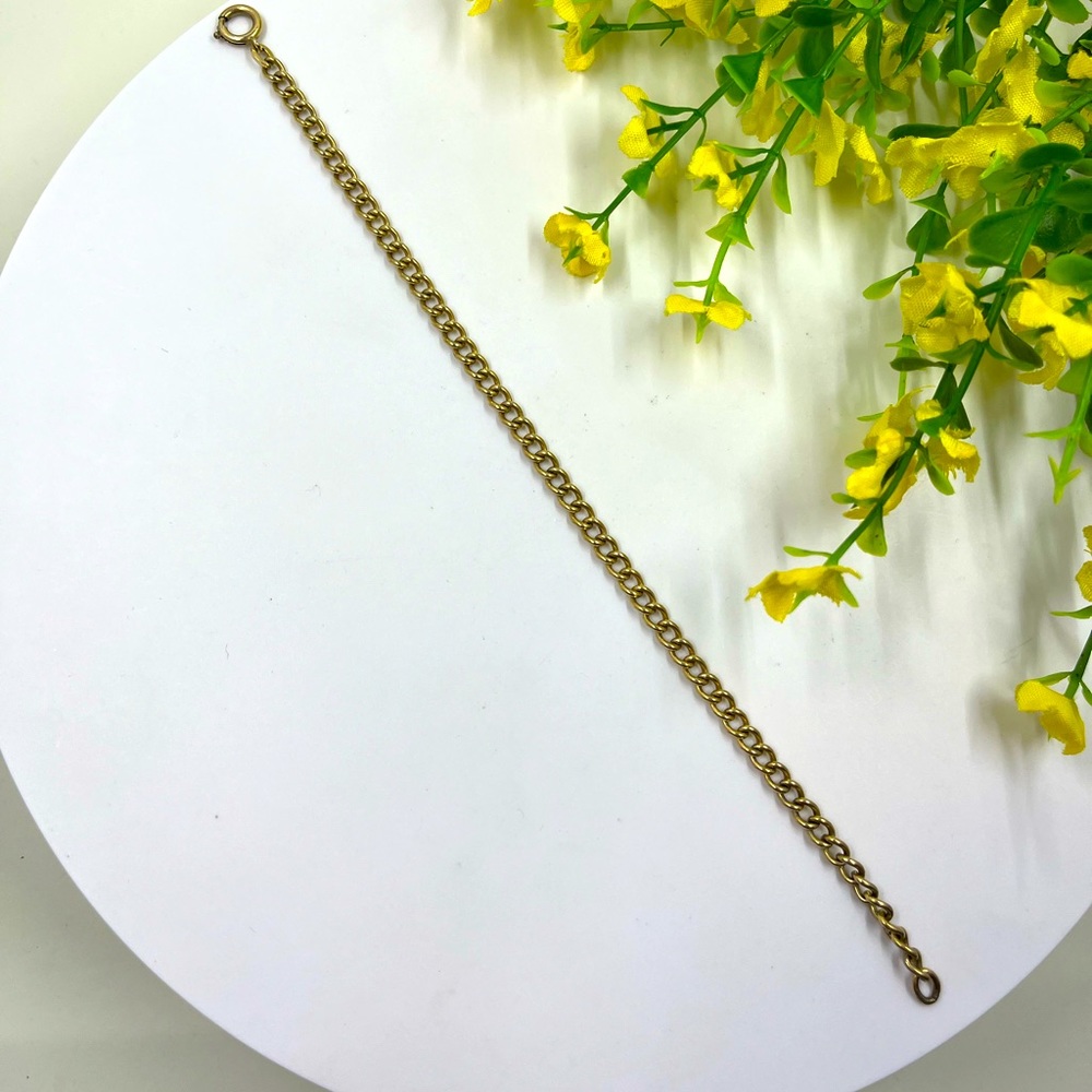 14K GF Vintage Chain Link Bracelet